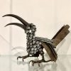 Metalen beeld 'hoornvogel' | handgemaakt uit Zimbabwe | birds of Zimbabwe collectie | 30 cm - Afbeelding 2
