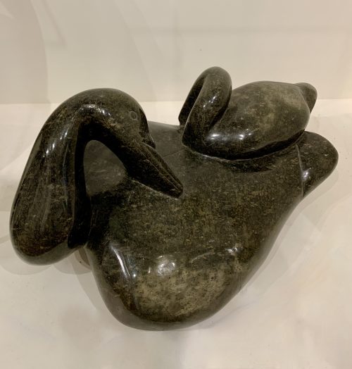 3158 - Ma Tina - Luipaardsteen - 43 cm. lang x 29 cm. breed en 21 cm. hoog