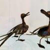 Twee Eenden gemaakt van restmetaal - Birds of Zimbabwe