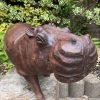 Staande Hippo - IJzerhout