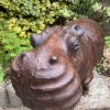 Staande Hippo - IJzerhout - Afbeelding 2