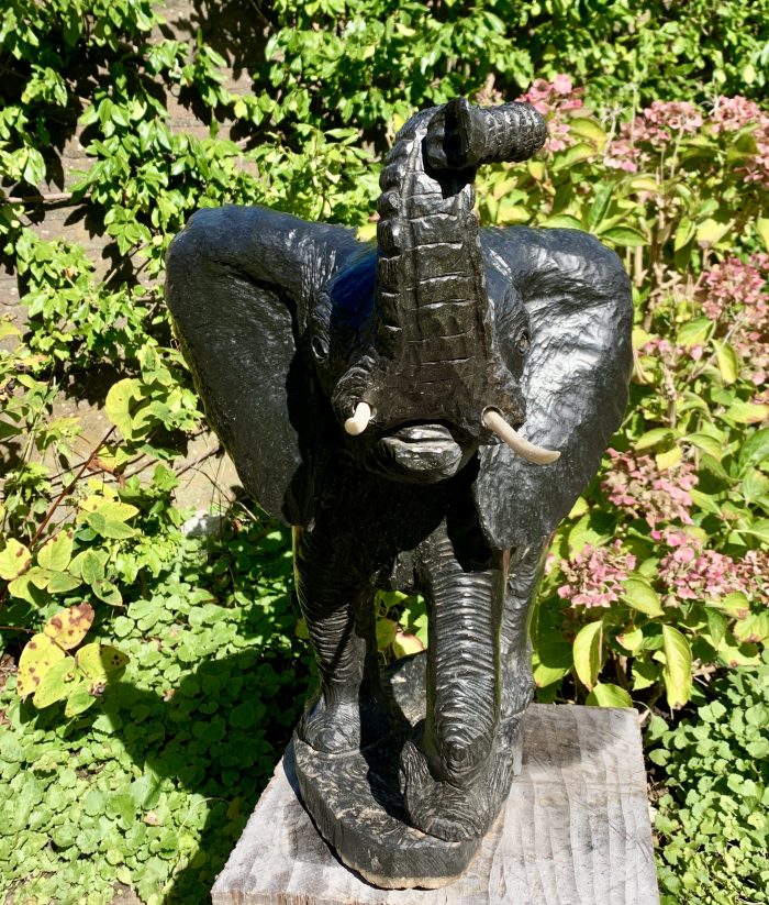 3639 - Olifant gemaakt door Sam uit Chitungwiza in Zimbabwe
