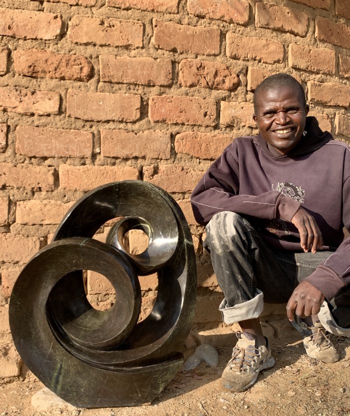 Innuendo, gemaakt van het prachtige, hele harde Cheetah Jade door Tafadzwa Chanakira uit Guruve in Zimbabwe.