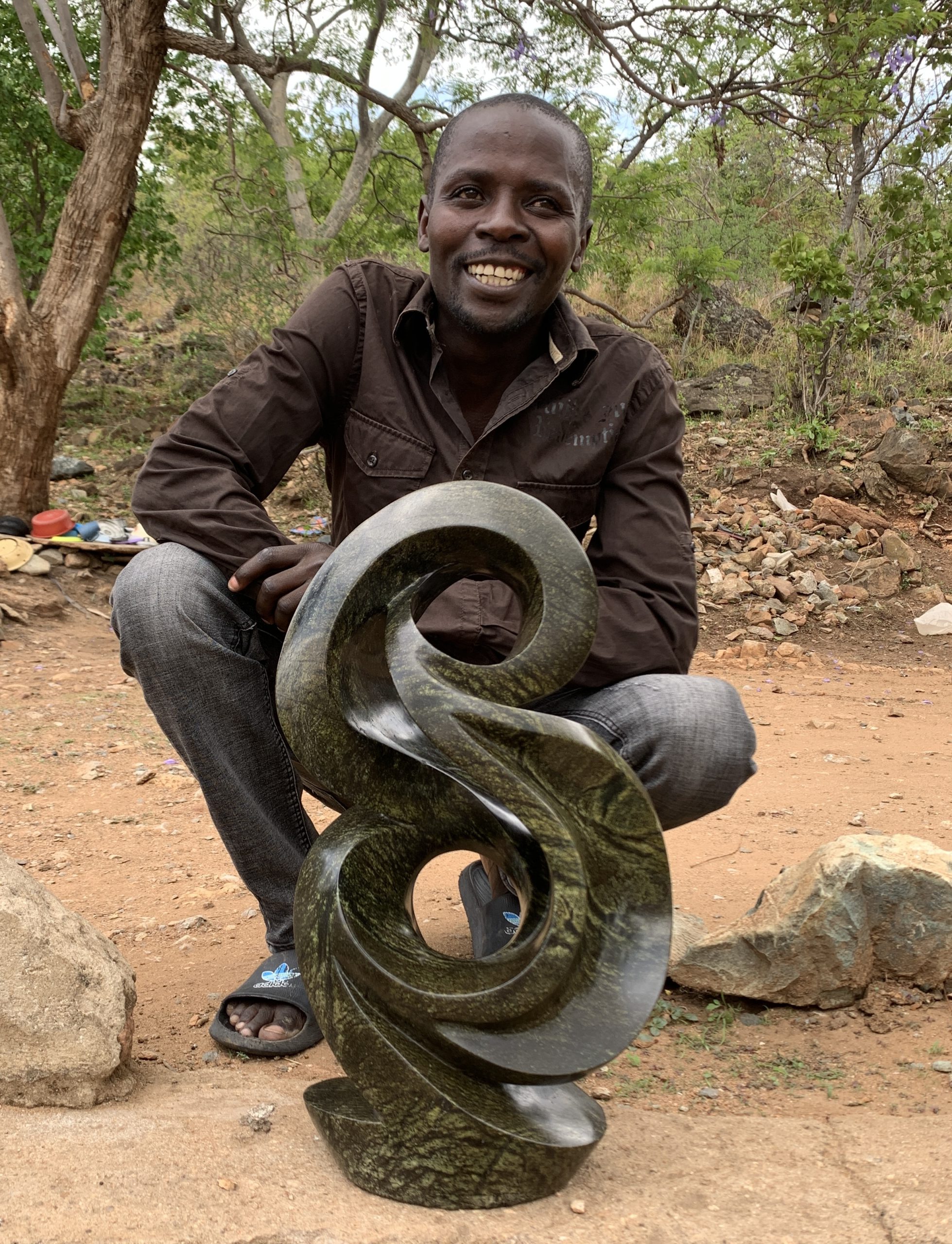 4254 - Cliff Makore uit Guruve in Zimbabwe.