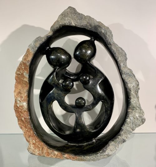 Familiebeeld gemaakt door Eddie Tendai uit Harare in Zimbabwe