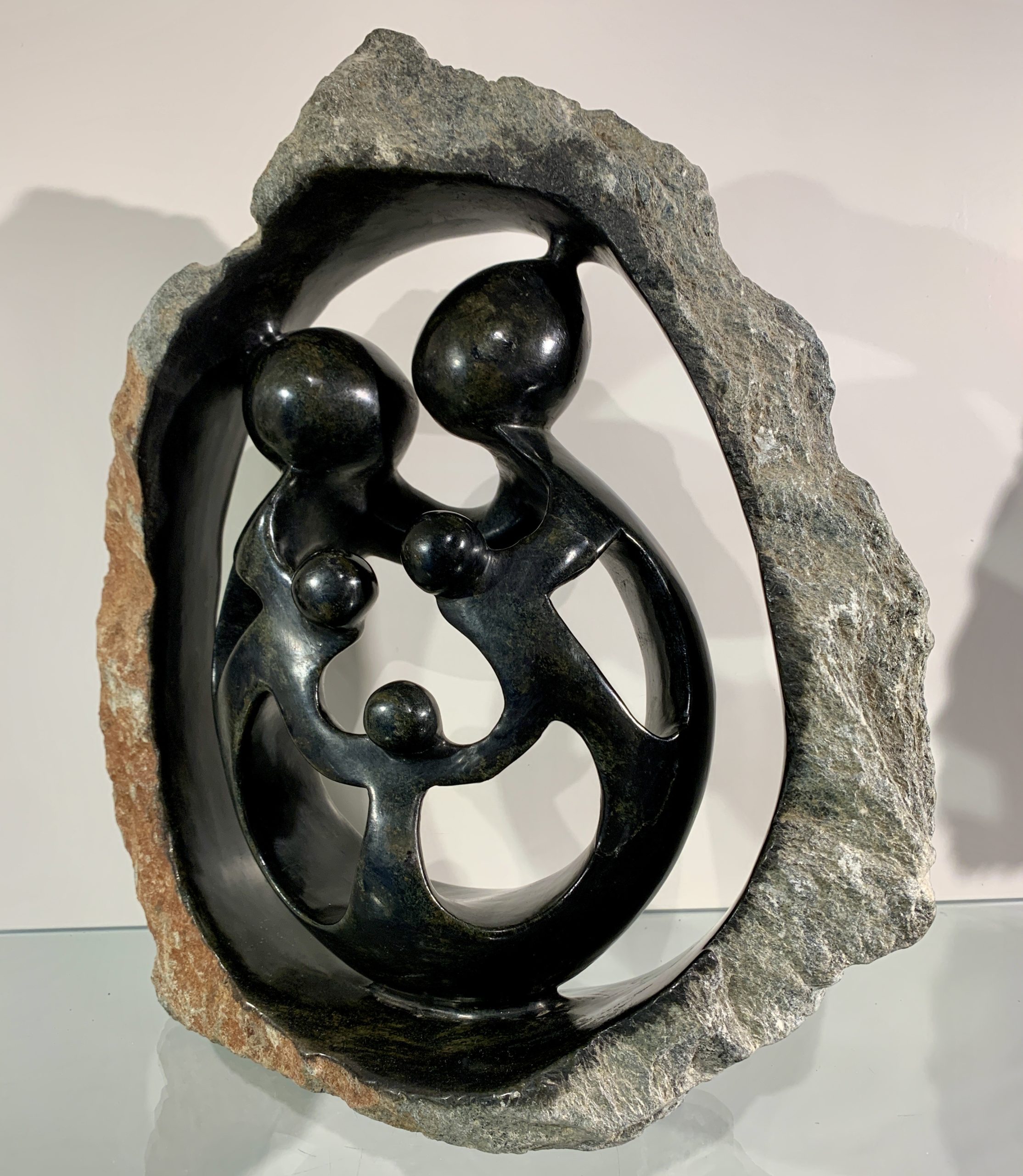 Familiebeeld gemaakt door Eddie Tendai uit Harare in Zimbabwe